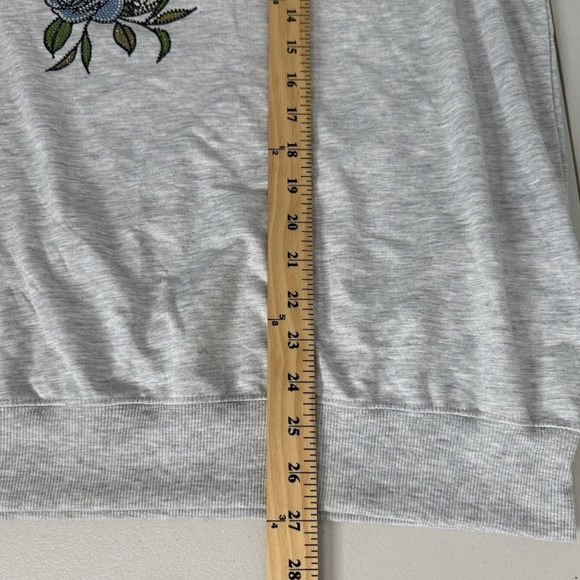 Embellished Skull French Terry Sweatshirt - Picture 8 of 9